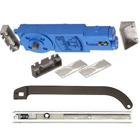 Jackson Adjustable Spring Power Multi Size 105DegNo Hold Open Overhead Concealed Closer W/ P Offset Slide 21201P31317